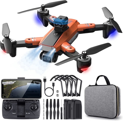 RC Drone with Camera for Kids Adults 4K Quadcopter FPV Video HD Camera Drones for Beginne,Christmas Birthday Gifts