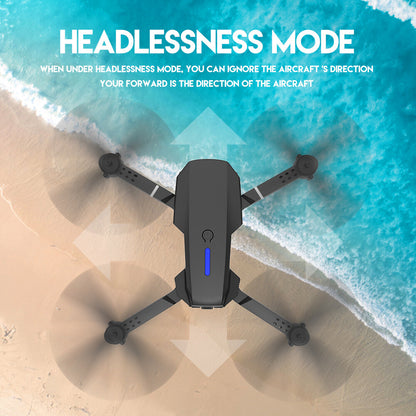 E88 Pro WIFI FPV Quadcopter with Fordable HD 4K Wide Angle Dual Camera Drone RC